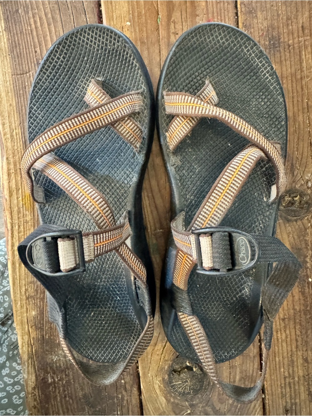 Men’s Yellow and Brown Chacos